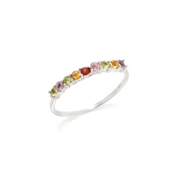 Bague multipierres, Argent 925