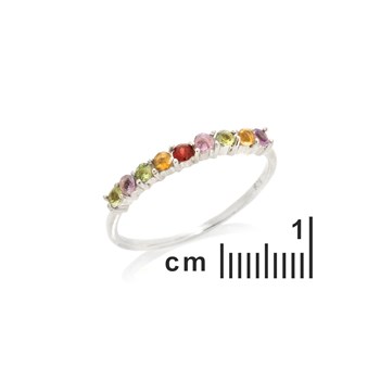 Bague multipierres, Argent 925