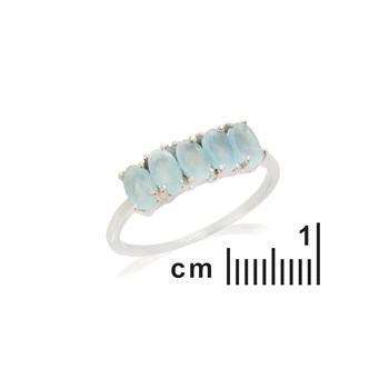 Bague calcédoine, Argent 925