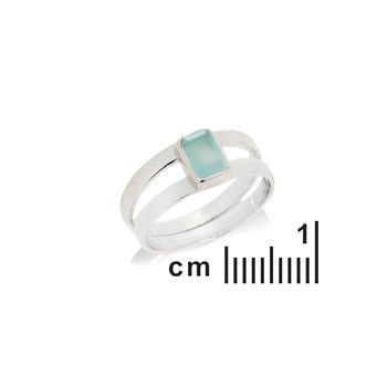 Bague calcédoine, Argent 925