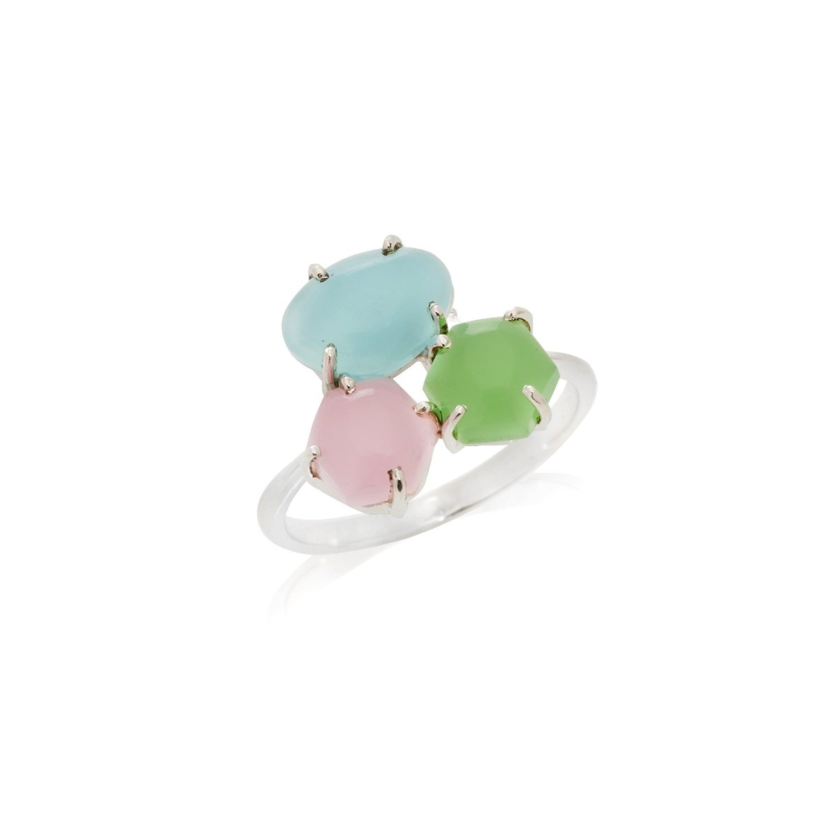 Bague multipierres, Argent 925