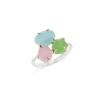 Bague multipierres, Argent 925