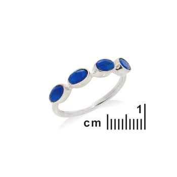 Bague lapis-lazuli, Argent 925