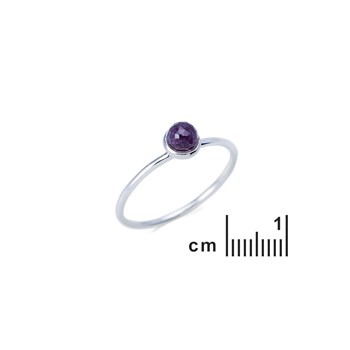 Bague améthyste, Argent 925