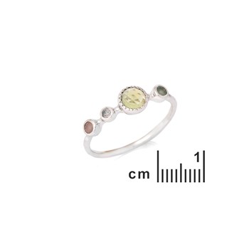 Bague multipierres, Argent 925