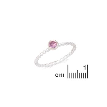 Bague améthyste, Argent 925