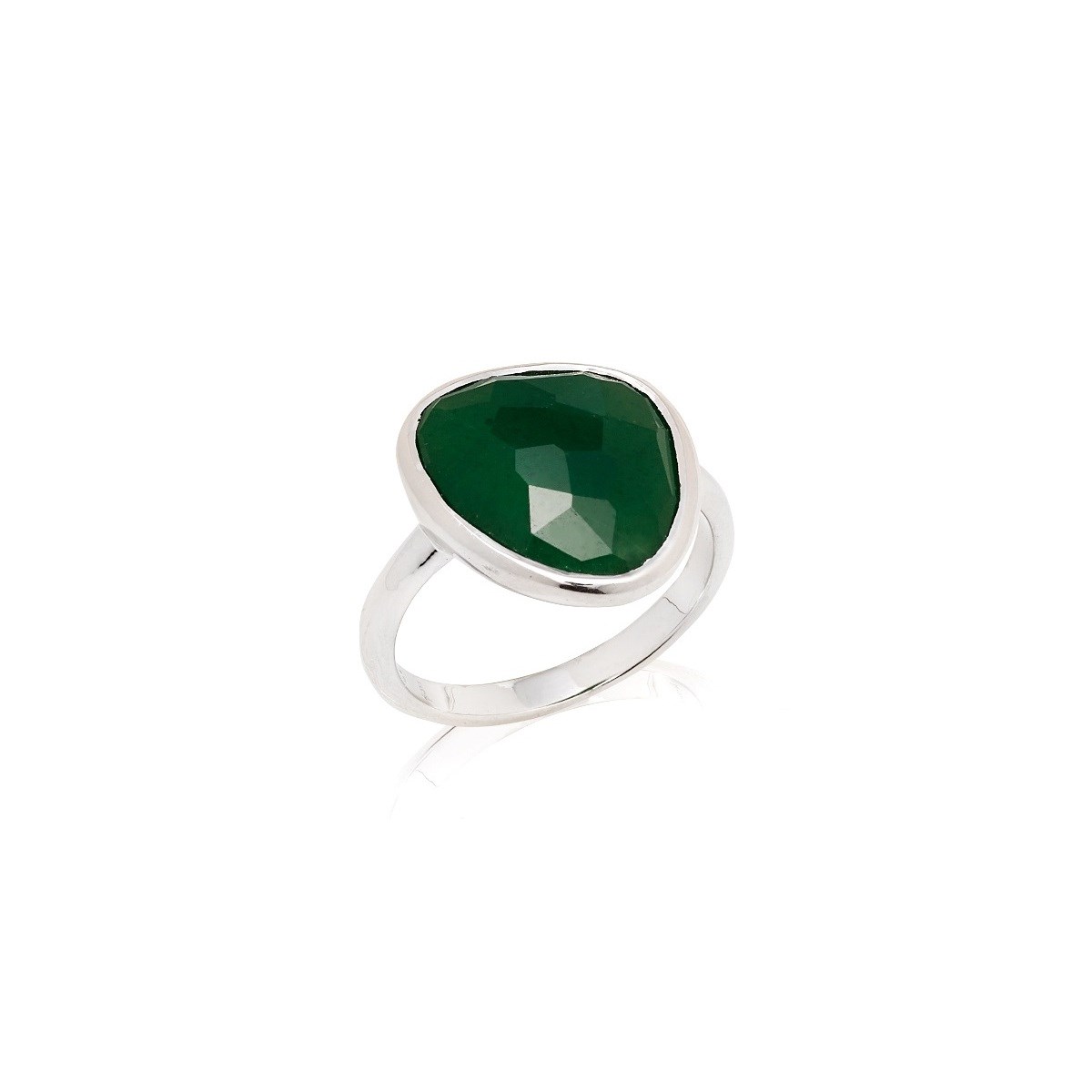 Bague aventurine, Argent 925