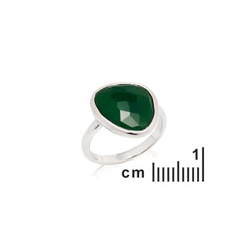 Bague aventurine, Argent 925