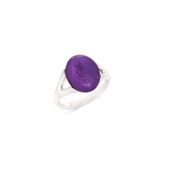 Bague améthyste, Argent 925