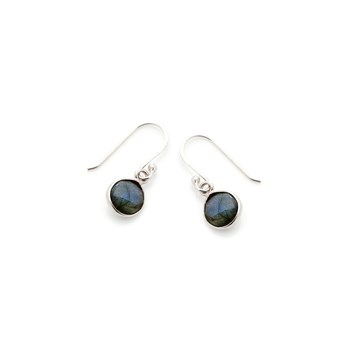 Boucle d'oreille labradorite