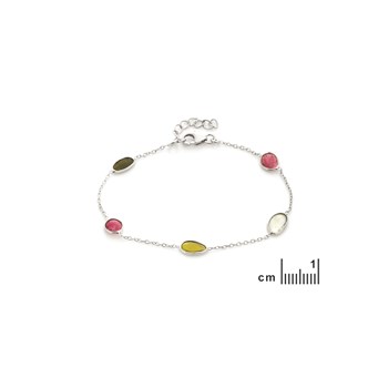 Bracelet tourmaline, Argent 925