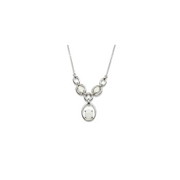 Collier opale naturel, Argent 925