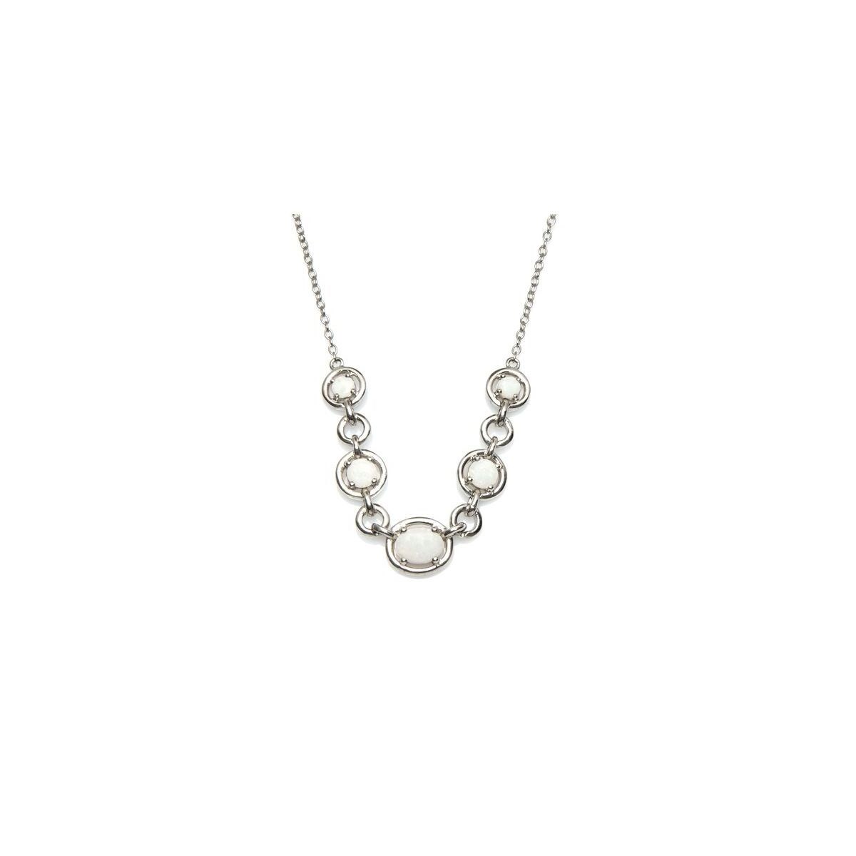 Collier opale naturel, Argent 925