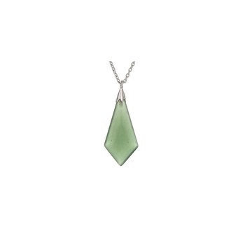 Collier aventurine, Argent 925