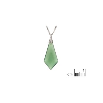 Collier aventurine, Argent 925