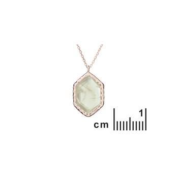 Collier préhnite, Argent 925