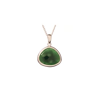 Collier aventurine, Argent 925