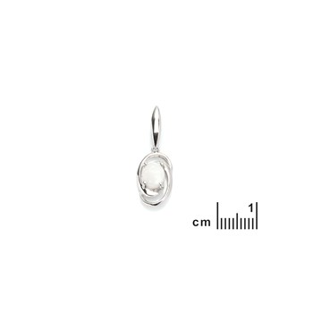 Pendentif opale naturel, Argent 925