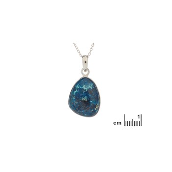 Pendentif shattuckite, Argent