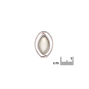 Pendentif agate aqua, Argent
