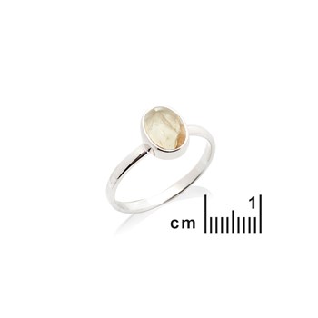 Bague préhnite, Argent 925