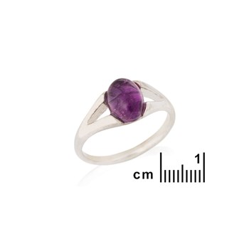 Bague améthyste, Argent 925