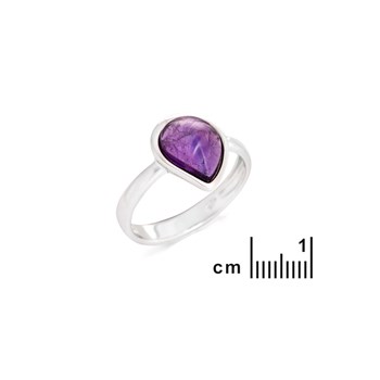 Bague améthyste, Argent 925