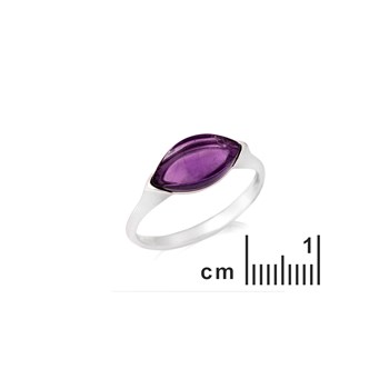 Bague améthyste, Argent 925