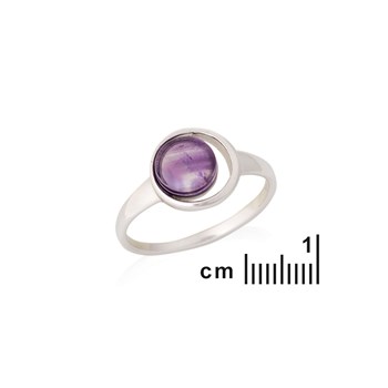 Bague améthyste, Argent 925