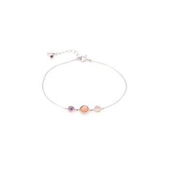 Bracelet multipierres, Argent