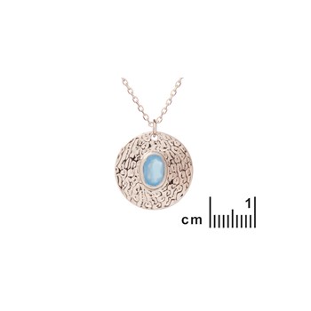 Collier calcédoine, Argent 925