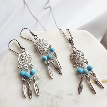 Collier turquoise, Argent 925