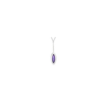 Collier améthyste, Argent 925