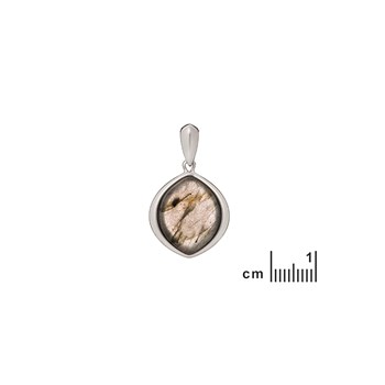 Pendentif labradorite, Argent