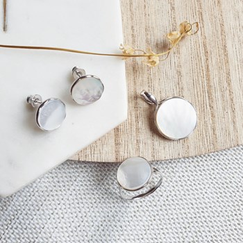 Pendentif nacre, Argent 925