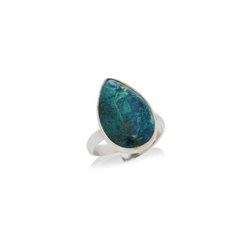 Bague shattuckite, Argent 925