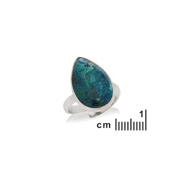 Bague shattuckite, Argent 925