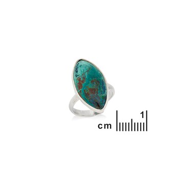 Bague shattuckite, Argent 925