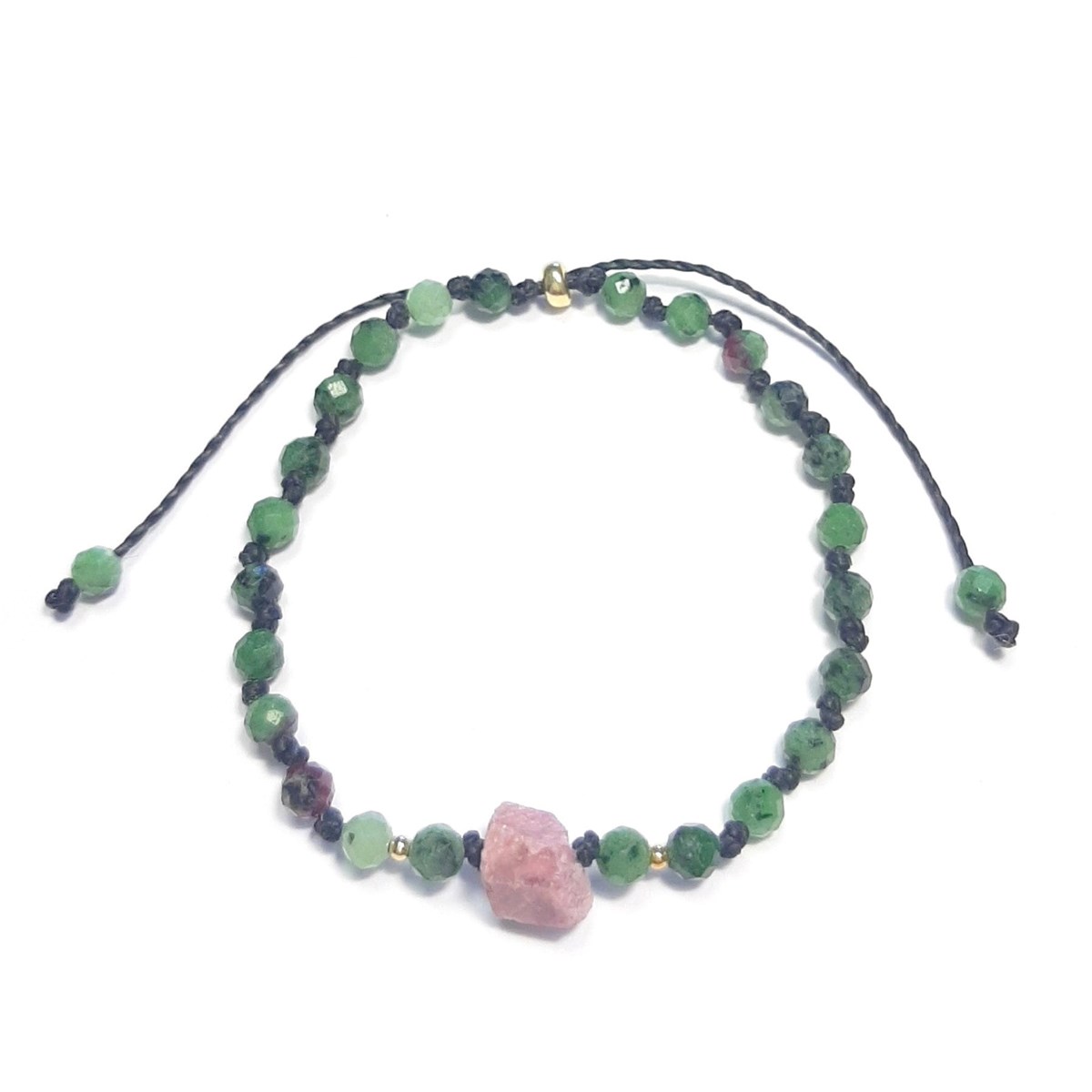 Bracelet en Zoisite et Rubi Litha