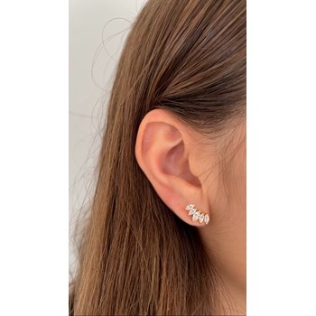 Kraakbeenpiercing van verguld chirurgisch staal