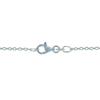 Collier Argent 925 et Argent Doré Deux Plumes - taille 42 cm