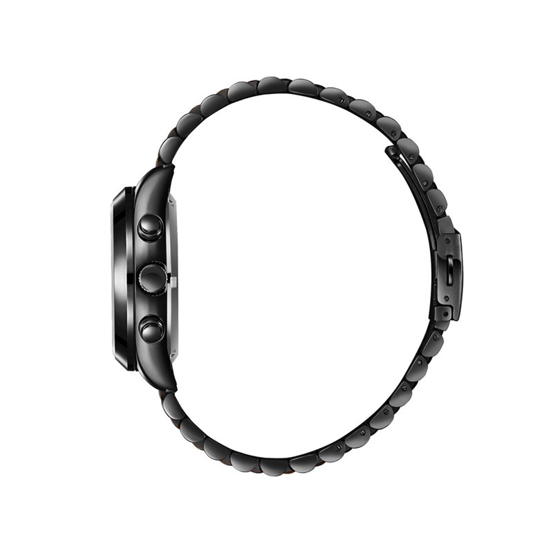 FINLEY - Montre Homme - Analogique Mouvement Multifonction Automatique - Boitier rond en métal - Cadran squelette noir - Noir - vue 3