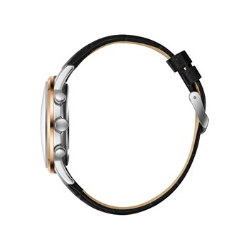 MARVIN - Montre Homme - Analogique Mouvement Quartz Multifonction - Boitier rond en métal - Bracelet noir