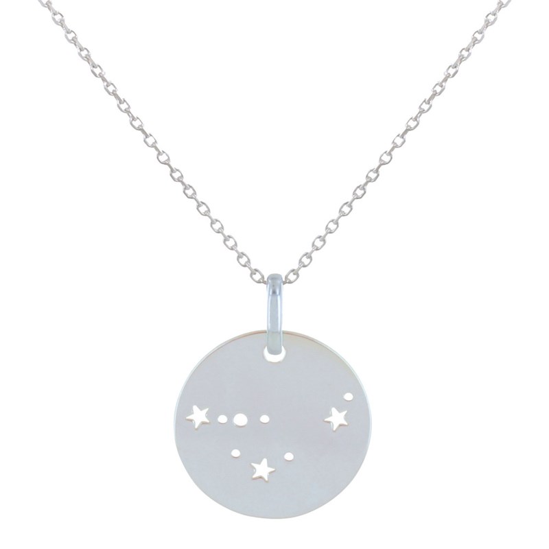 Collier Argent 925 Zodiaque Constellation Capricorne - taille 45 cm