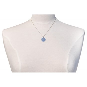 Collier en Argent 925 Zodiaque Constellation Balance - taille 42 cm