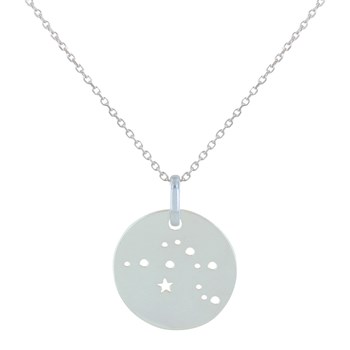 Collier Argent 925 Zodiaque Constellation Verseau - taille 40 cm