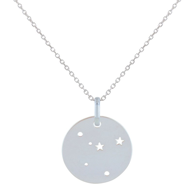 Collier Argent 925 Zodiaque Constellation Cancer - taille 40 cm