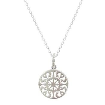Collier Arabesque Ronde Argent 925 - taille 40 cm