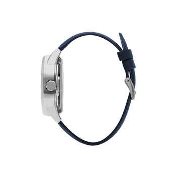 Montre Homme - Analogique Mouvement Squelette Automatique - Bracelet bleu
