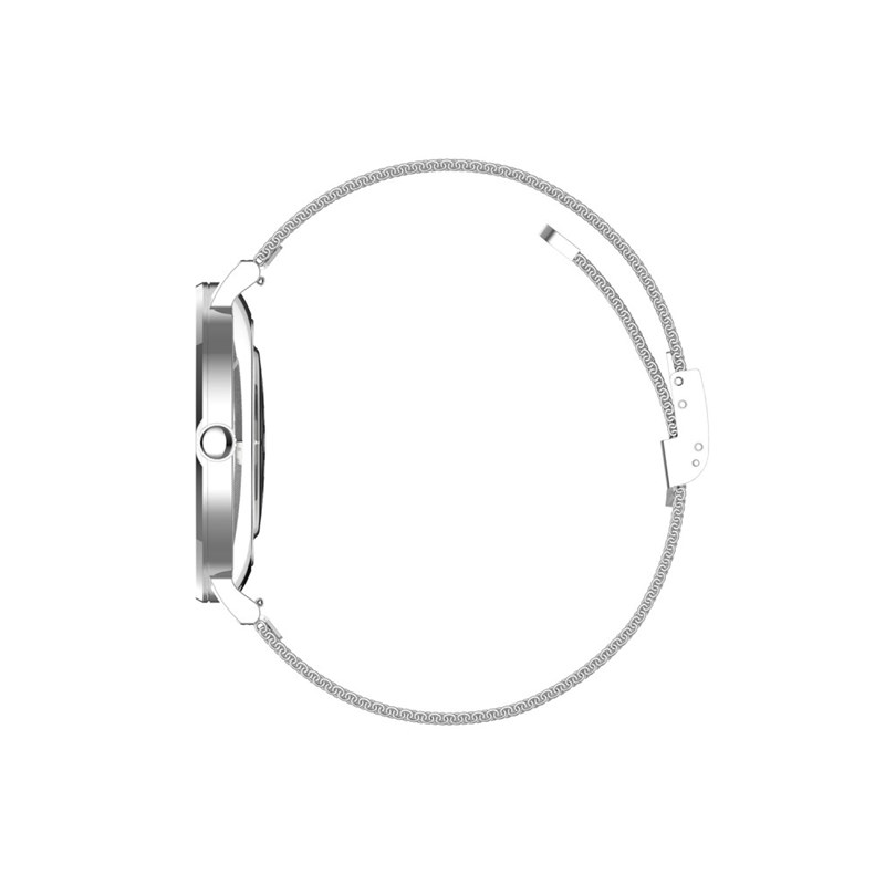 SUPER SLIM AMOLED - Boitier rond - Bracelet en mailles milanaises doré - vue 5